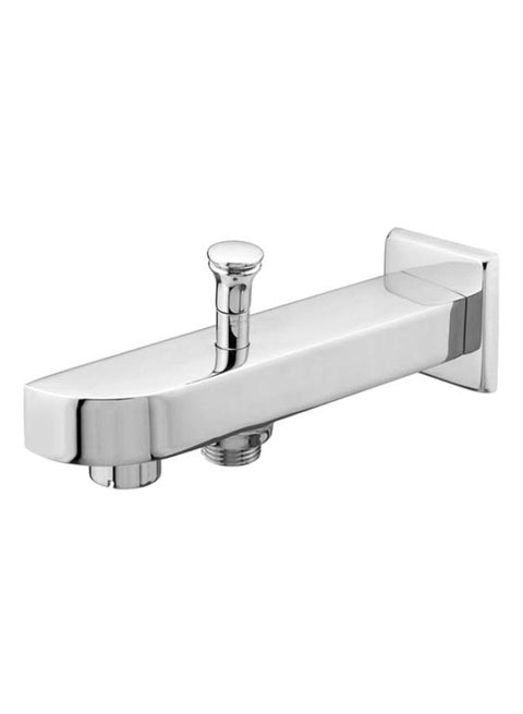 Bath Tub Button Spout Silver