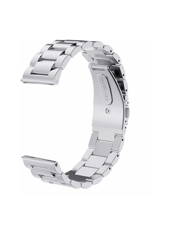 Beads Slingshot Watch Band For Samsung Gear S3 Frontier Silver - Image 1