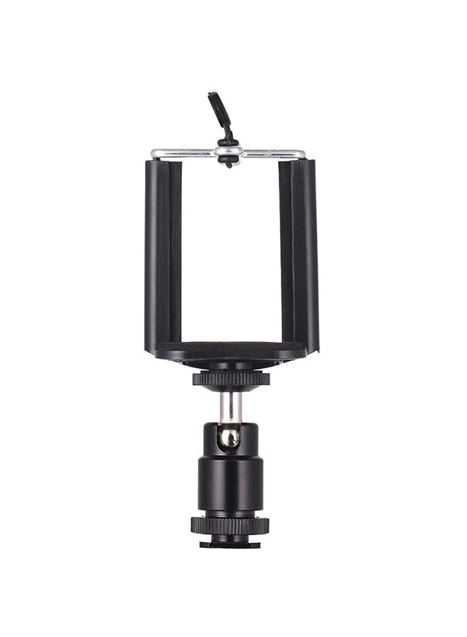 Adjustable Mini Tripod Ball Head Phone Holder Black - Image 1