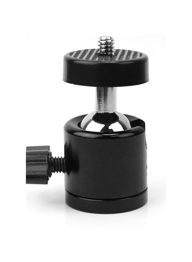 Adjustable 360 Degree Mini Tripod Ball Head Black  - Image 2