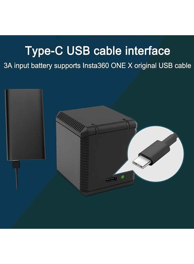 3 In 1 Battery Charger Box For Insta360 One X Camera  - Image 2