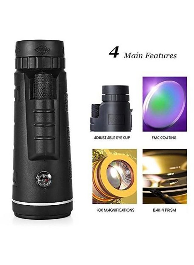 Generic 40X Night Vision Telescopes Monocular With Phone Clip And Tripod  - Image 2