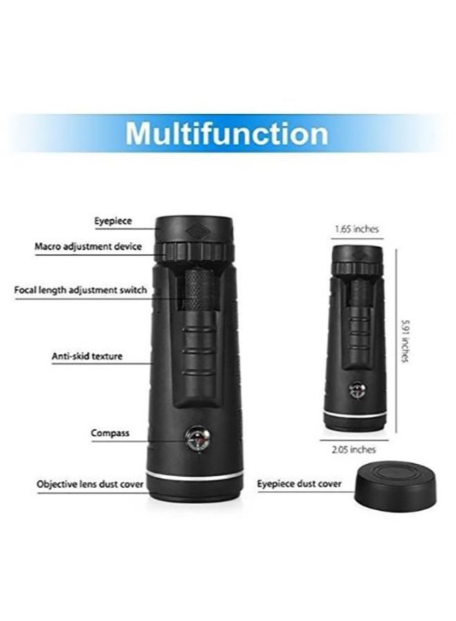 Generic 40X Night Vision Telescopes Monocular With Phone Clip And Tripod  - Image 5