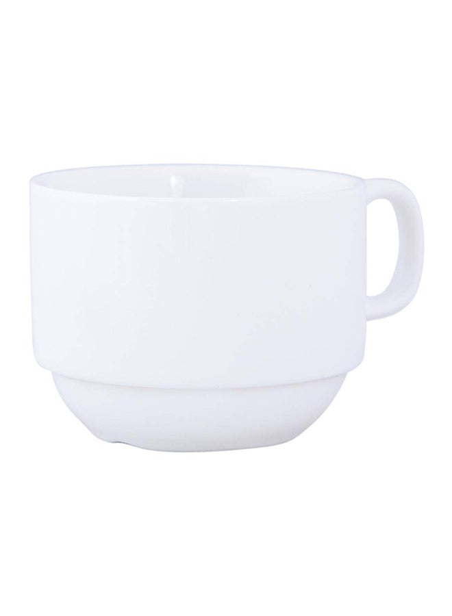 BITA 6 -Piece Tea Cup And Saucers White 180ml - Image 4