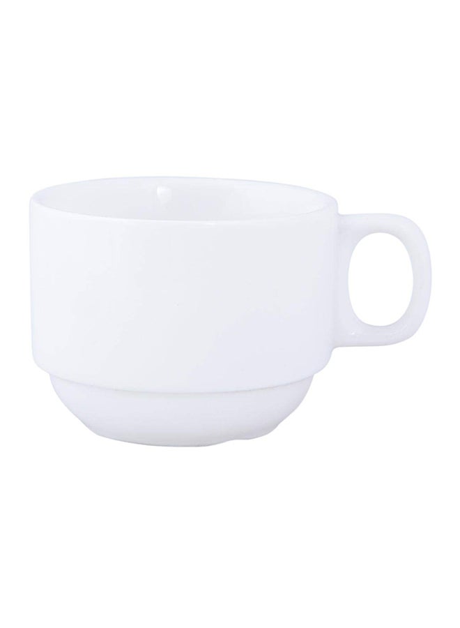 BITA 6 -Piece Tea Cup And Saucers White 180ml - Image 5