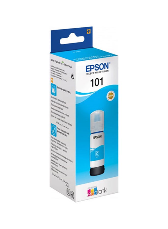 EPSON 101 EcoTank Ink Cartridge,C13T03V24A 70ml Cyan  - Image 2