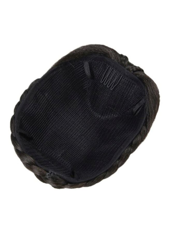 Voberry Braided Hair Wig Black 13x10x6cm - Image 2