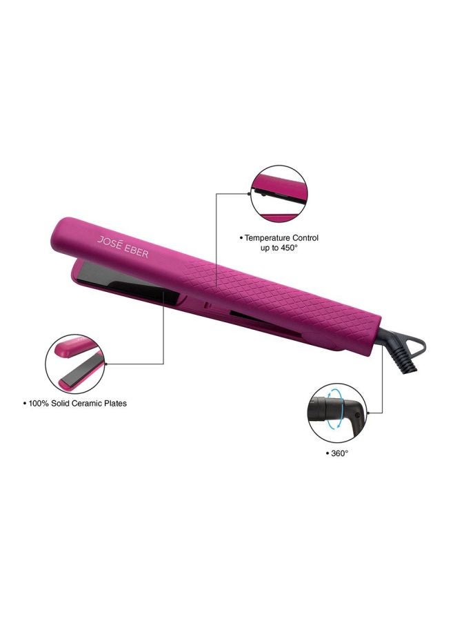 JOSE EBER Hair Straightener Pink 1.25inch - Image 4