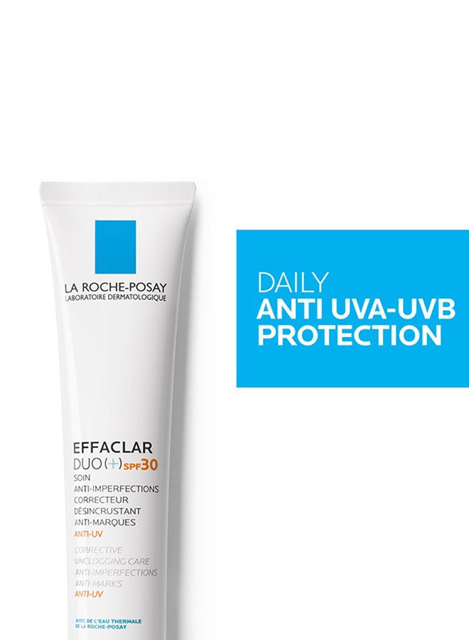 لاروش بوزيه - إيفاكلار دوو+ SPF30 كريم علاج حب الشباب 40ملليلتر - Image 1