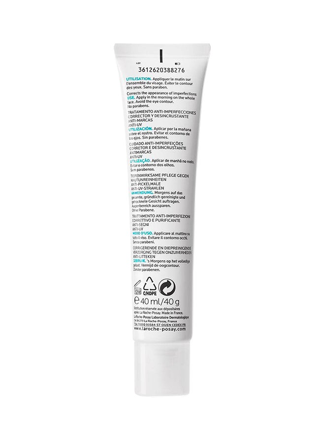 لاروش بوزيه - إيفاكلار دوو+ SPF30 كريم علاج حب الشباب 40ملليلتر - Image 1