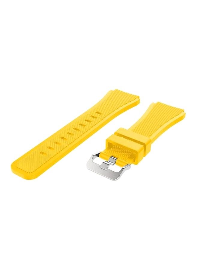 LNKOO - Replacement Silicone Band For Samsung Galaxy Watch 46mm Yellow - Image 1