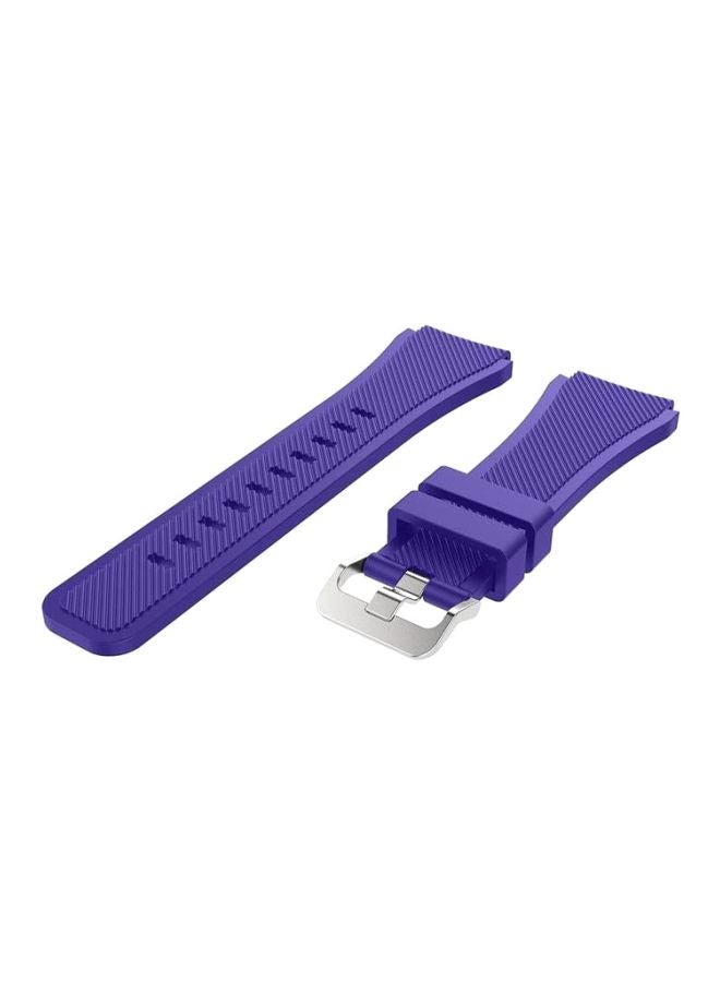 LNKOO Replacement Silicone Band For Samsung Galaxy Watch 46mm Purple  - Image 1