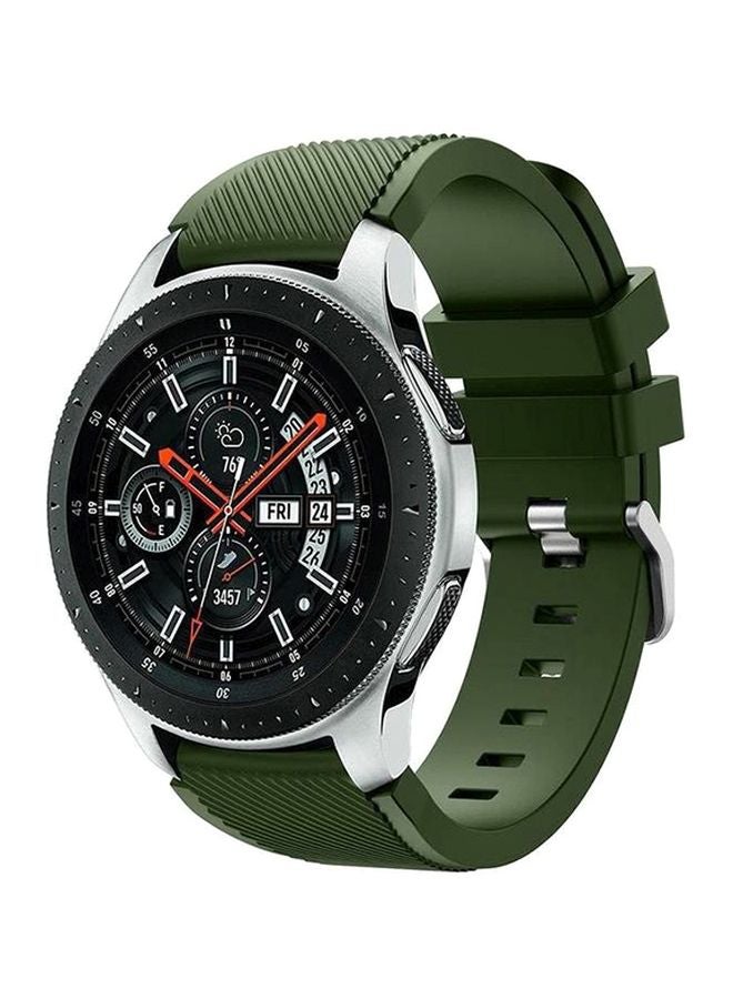 LNKOO Replacement Silicone Band For Samsung Galaxy Watch 46mm Green  - Image 1