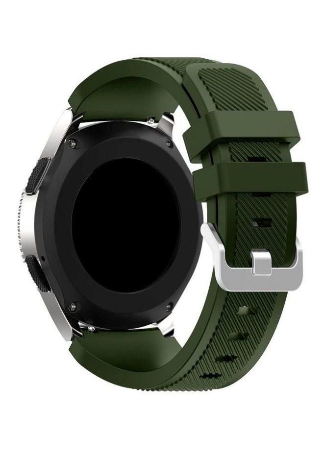 LNKOO Replacement Silicone Band For Samsung Galaxy Watch 46mm Green  - Image 2