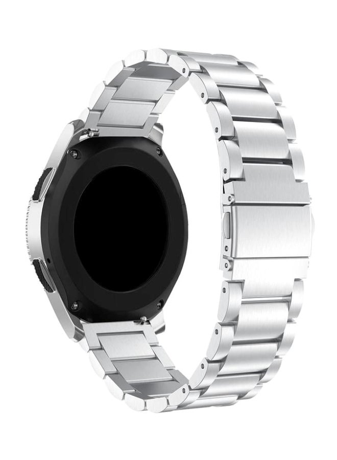LNKOO Replacement Band For Samsung Gear 22mm Silver  - Image 2