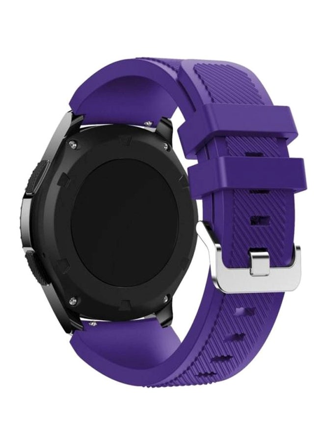 Knight - Replacement Band For Samsung Gear S3 Frontier/Classic 22/46 mm Purple - Image 1