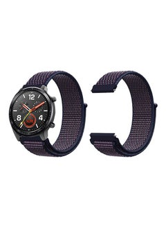 Bison Nylon Replacement Band For Huawei Gt2/Gt Midnight Blue  - Image 2