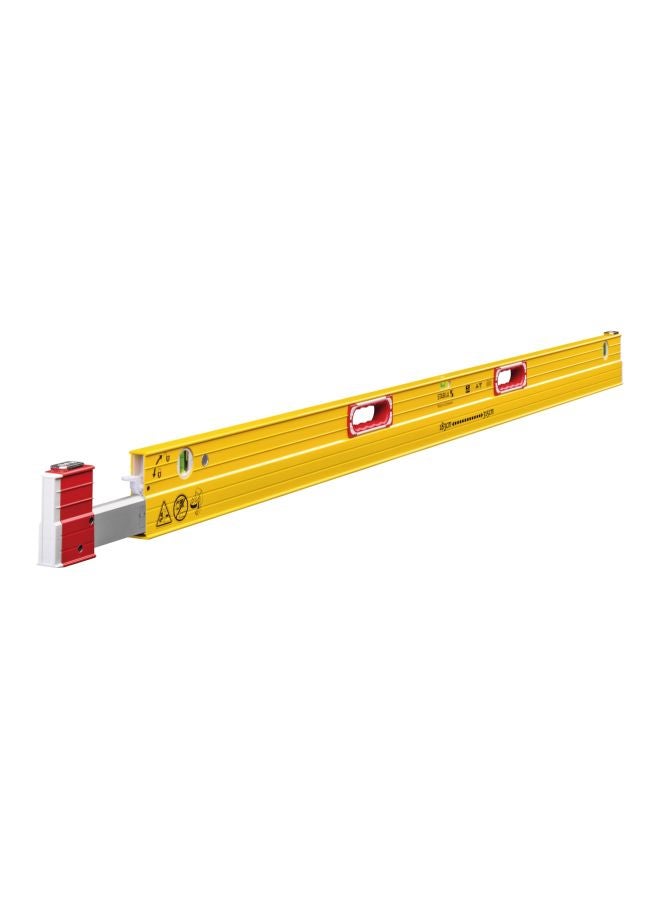 STABILA Type 106 T Telescopic Spirit Level, 17708 Yellow/Red/Silver 315cm 