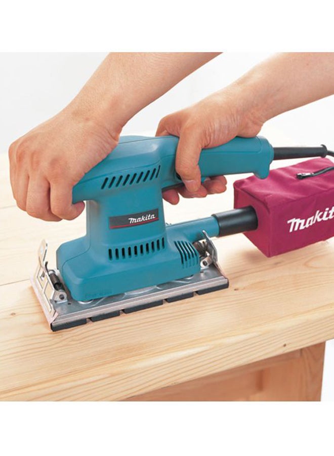 Makita - Finishing Sander, BO3700 Blue/Black/Pink - Image 1