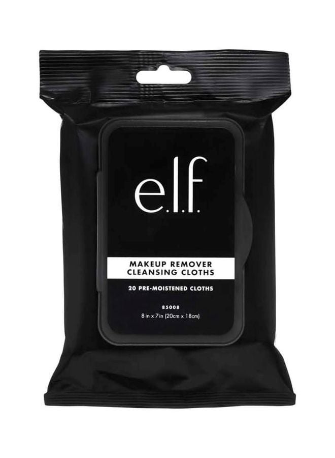 elf Pack of 2 Makeup Remover Cleansing Cloth White 8 x 7inch - Image 2