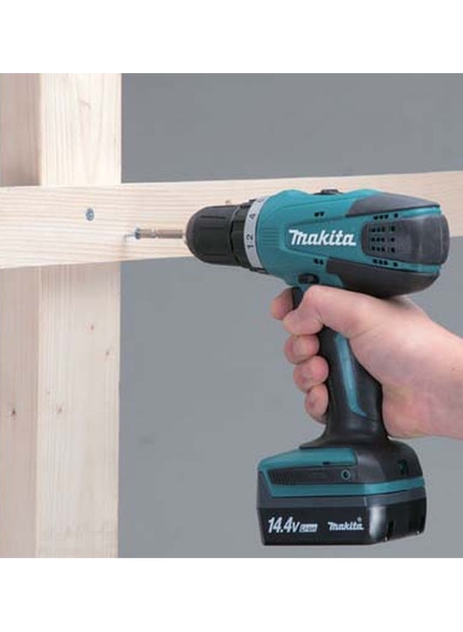 Makita 14.4V G-Series Lithium-Ion Cordless Driver Drill, 10mm, DF347DWE Blue/Black  - Image 2