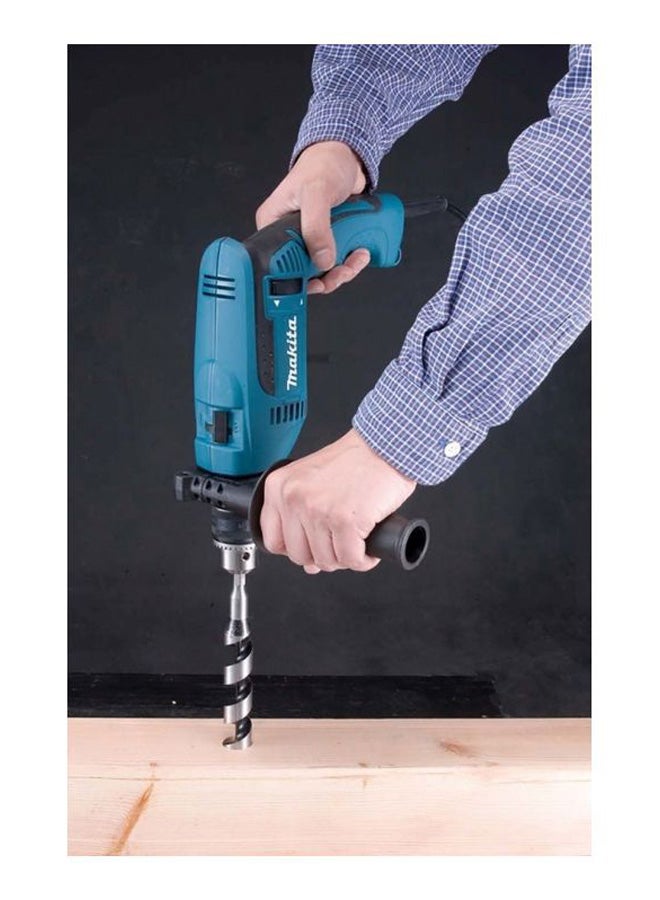 Makita Impact Drill, HP1640KX3 Blue/Black/Silver - Image 4