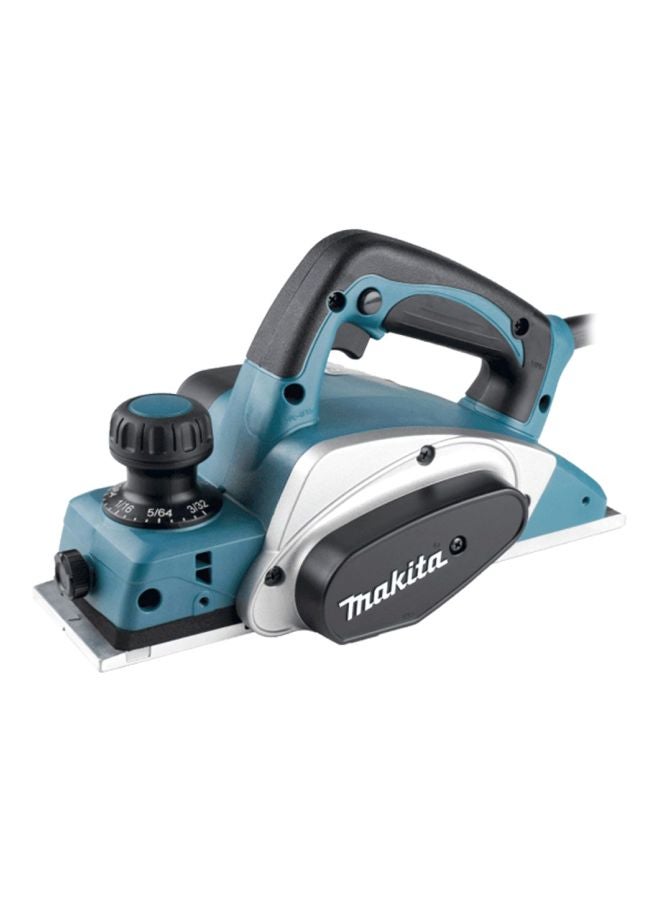 Makita Power Planer, KP0800XK Blue/Silver/Black  - Image 1
