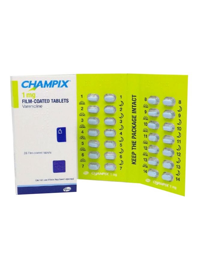 CHAMPIX - Vernicline 1 Mg - 28 Tablets - Image 1