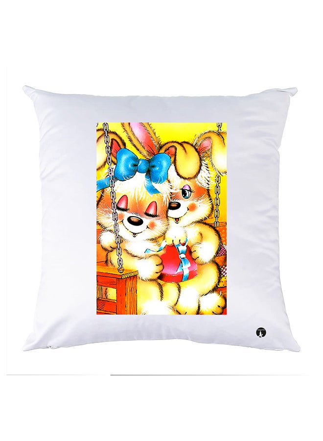 BP Printed Pillow Case polyester White 30x30cm