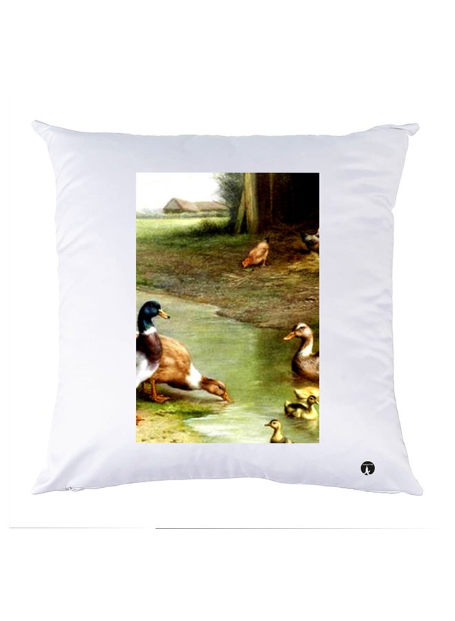 BP Printed Pillow Case polyester White 30x30cm