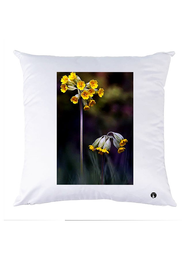 Printed Pillow polyester White 30x30cm