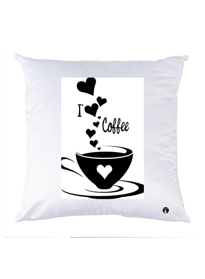 BP Printed Pillow polyester White 30x30cm