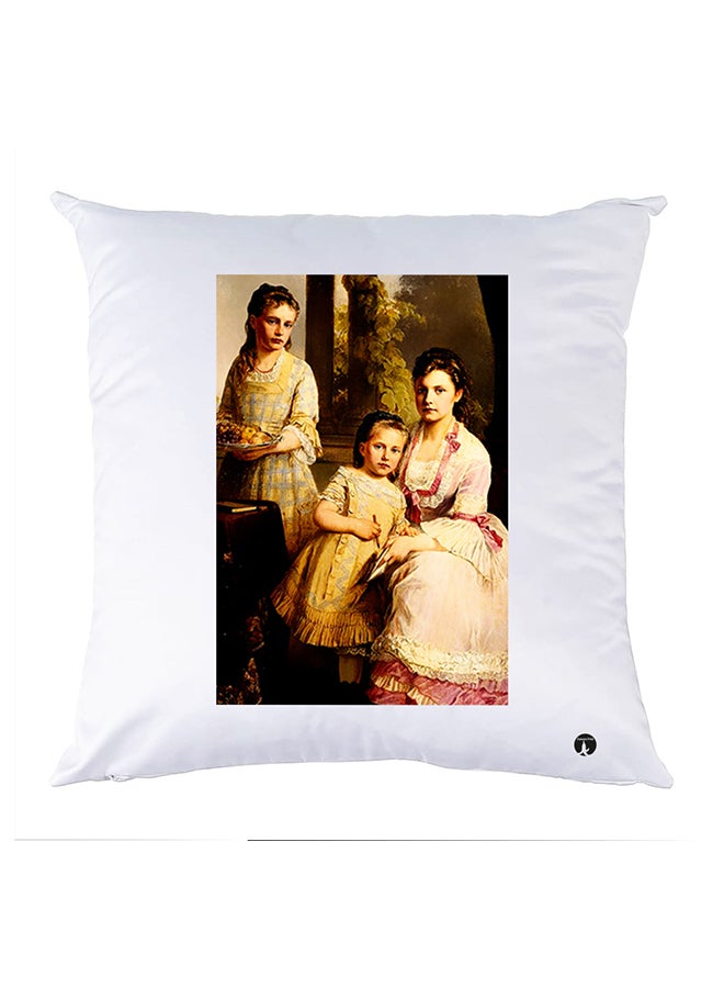 BP Printed Pillow Case polyester White 30x30cm