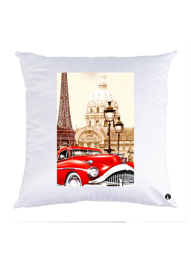 بي بي وسادة مزيّنة بنقشة مطبوعة polyester أبيض 30x30سم