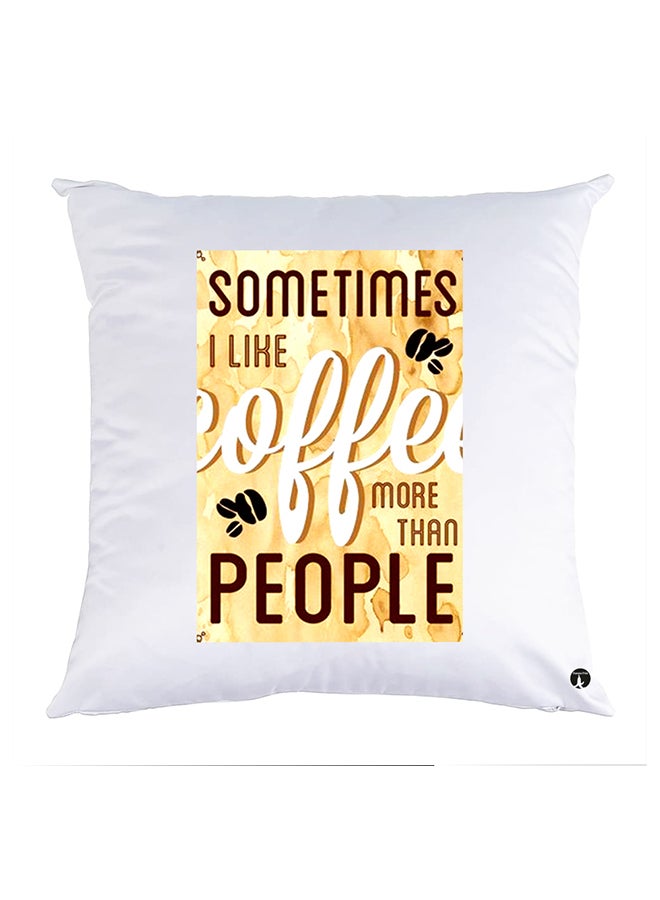 بي بي غطاء وسادة مطبوع polyester أبيض 30x30سم