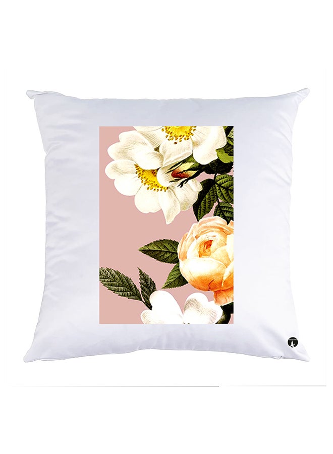 بي بي غطاء وسادة مطبوع polyester أبيض 30x30سم