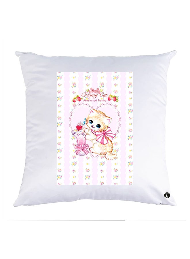 BP Printed Pillow polyester White 30x30cm