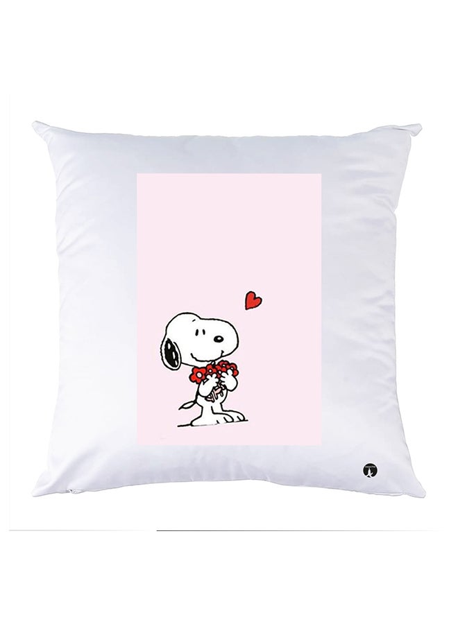 بي بي وسادة مزيّنة بنقشة مطبوعة polyester أبيض 30x30سم