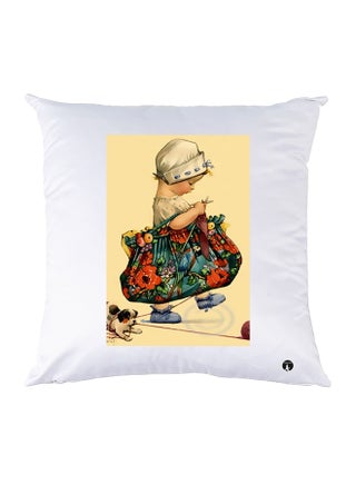 Printed Pillow Case polyester White 30x30cm - v1595412450/N39435343A_1