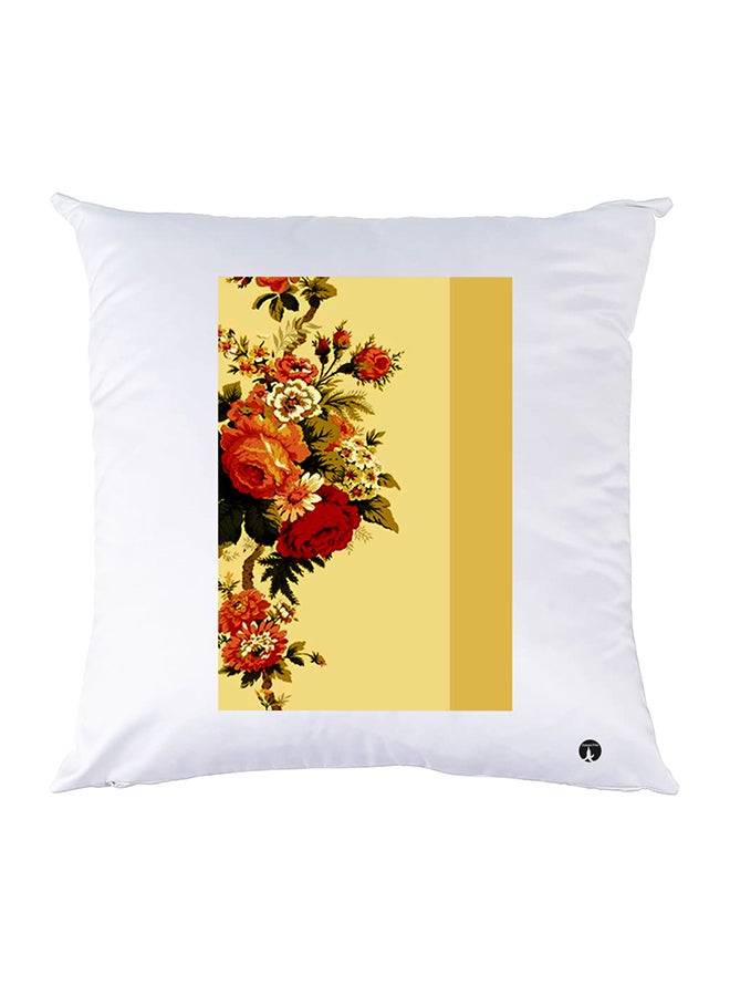 Printed Pillow Case polyester White 30x30cm