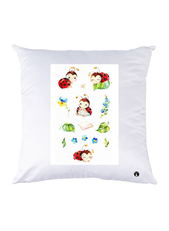 BP Printed Pillow polyester White 30x30cm