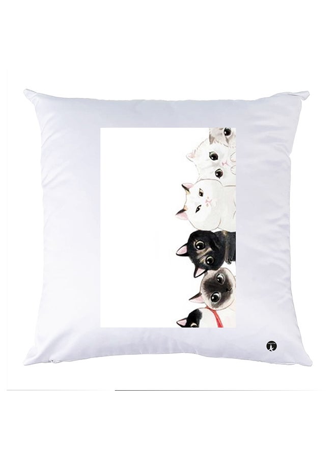 BP Printed Pillow polyester White 30x30cm