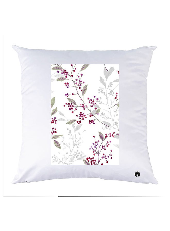 Printed Pillow polyester White 30x30cm