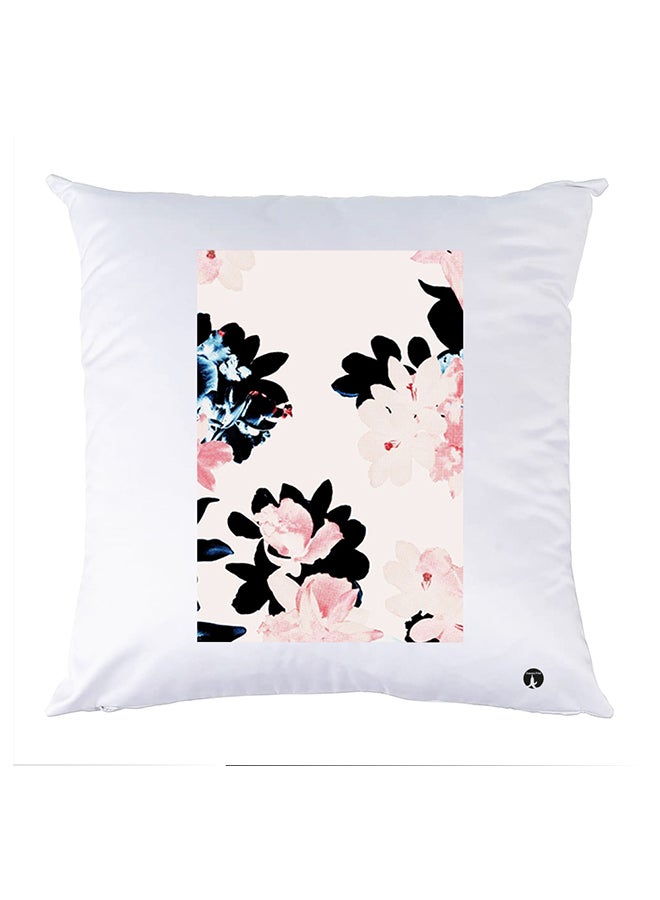 Printed Pillow Case polyester White 30x30cm