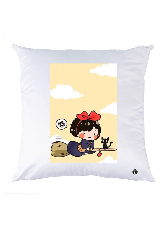 بي بي غطاء وسادة مطبوع polyester أبيض 30x30سم