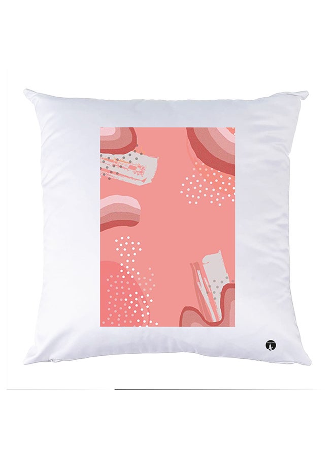 Printed Pillow Case polyester White 30x30cm