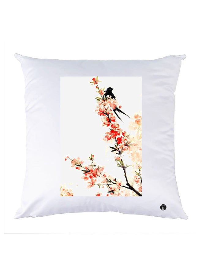 بي بي وسادة مزيّنة بنقشة مطبوعة polyester أبيض 30x30سم