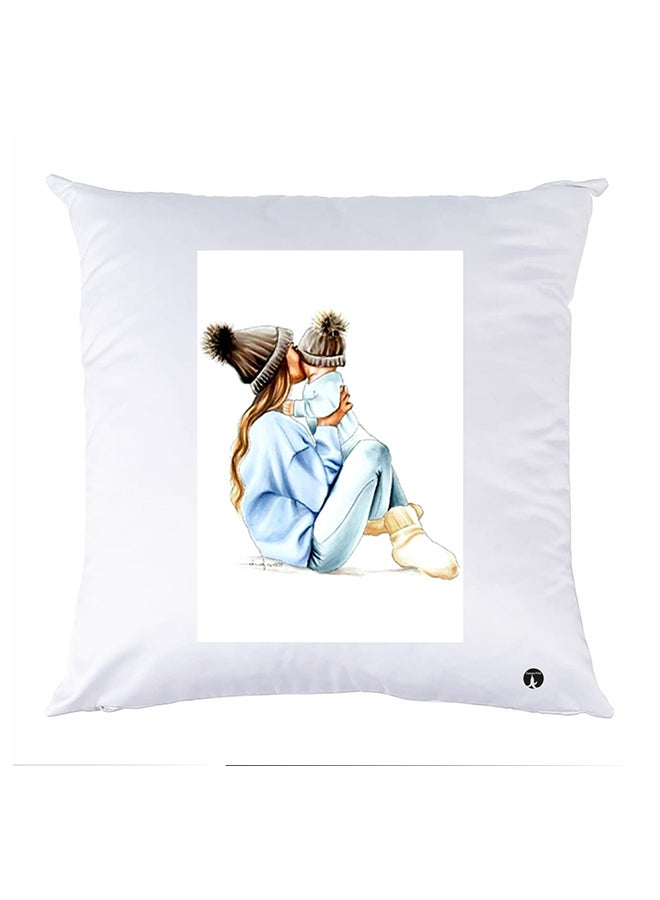 BP Printed Pillow Case polyester White 30x30cm