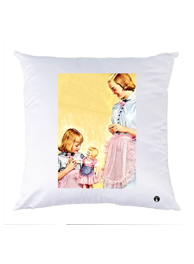 BP Printed Pillow Case polyester White 30x30cm