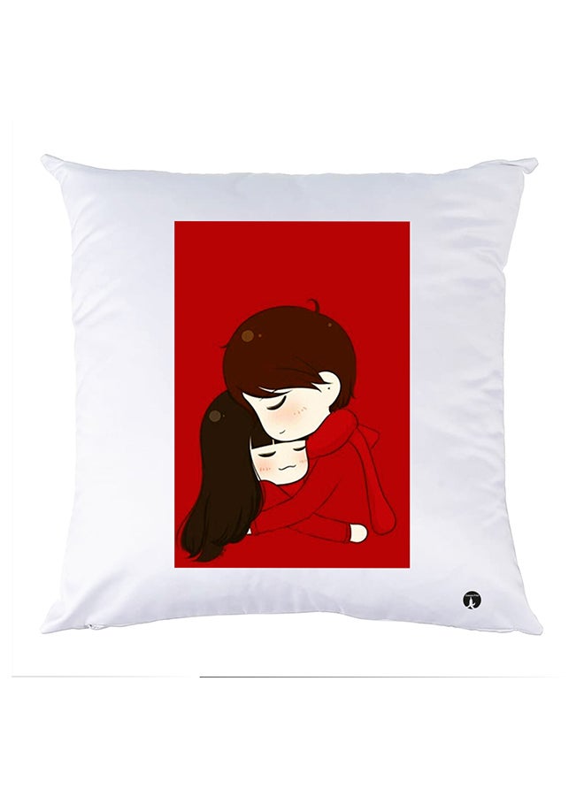 BP Printed Pillow Case polyester White 30x30cm